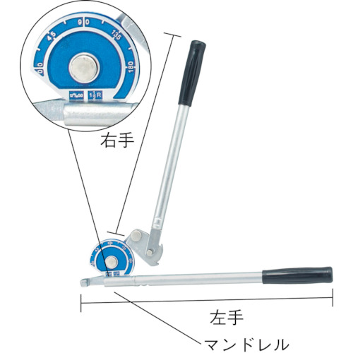 【TRUSCO】ＴＲＵＳＣＯ　チューブベンダークイックレバー式１０ｍｍ用